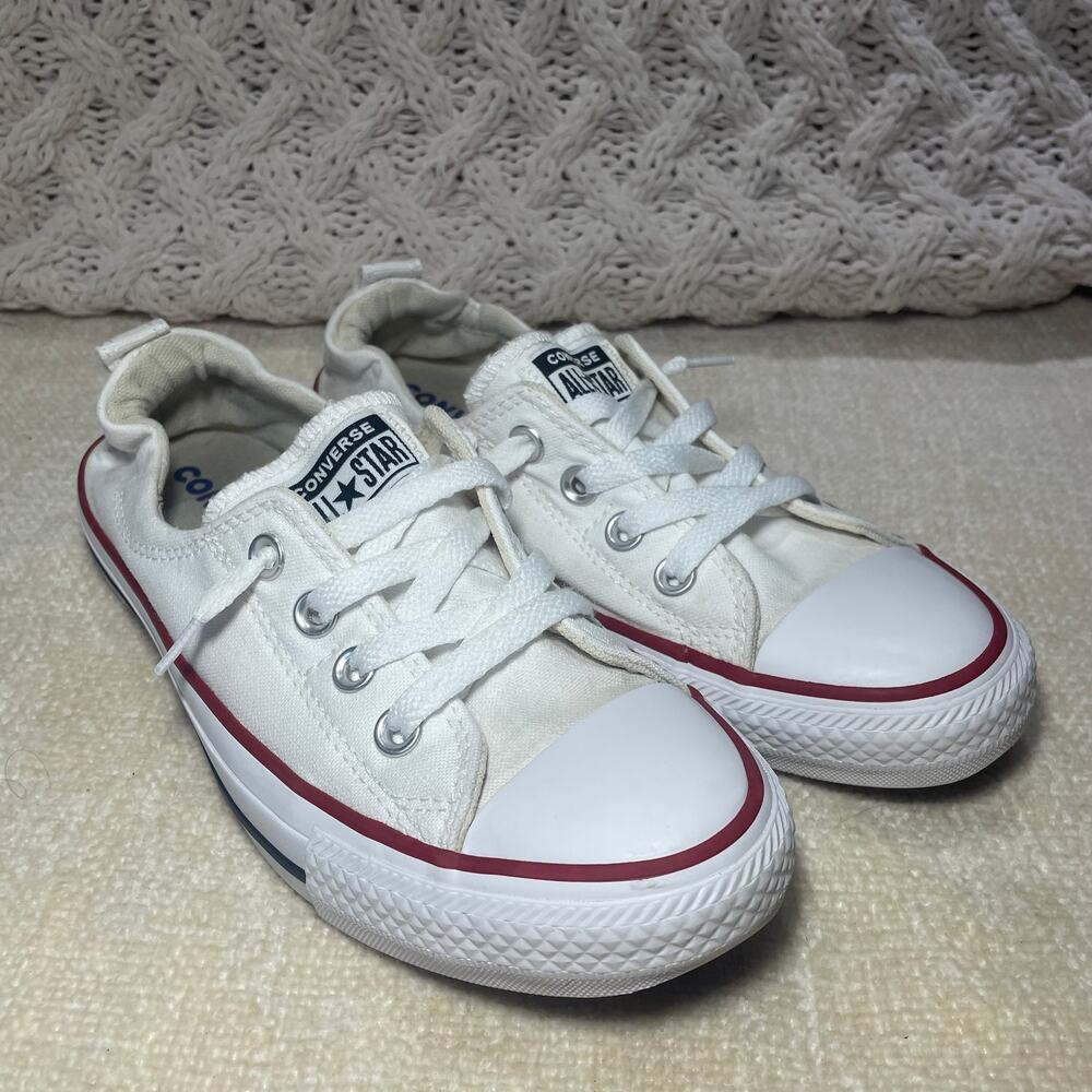 CONVERSE WOMAN WHITE SNEAKERS SIZE 8